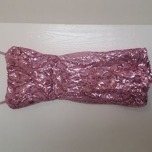 Pink sequin cocktail